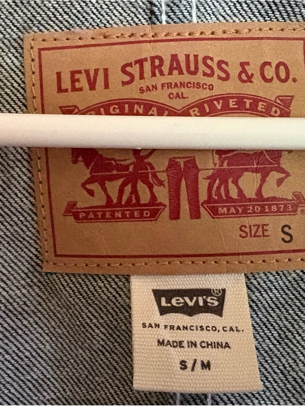 Levi’s Upsidedownable Trucker jacket. Small/Medium - Picture 8 of 11